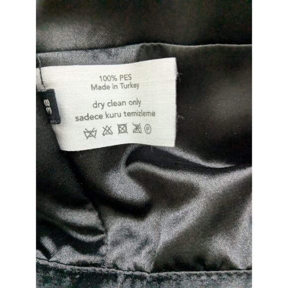 NWT $1,135 New Arrivals Sz38 (S/M) Black Metallic Cocktail Formal Dress - Picture 9 of 9